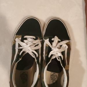 Vans camoflouge board shoe